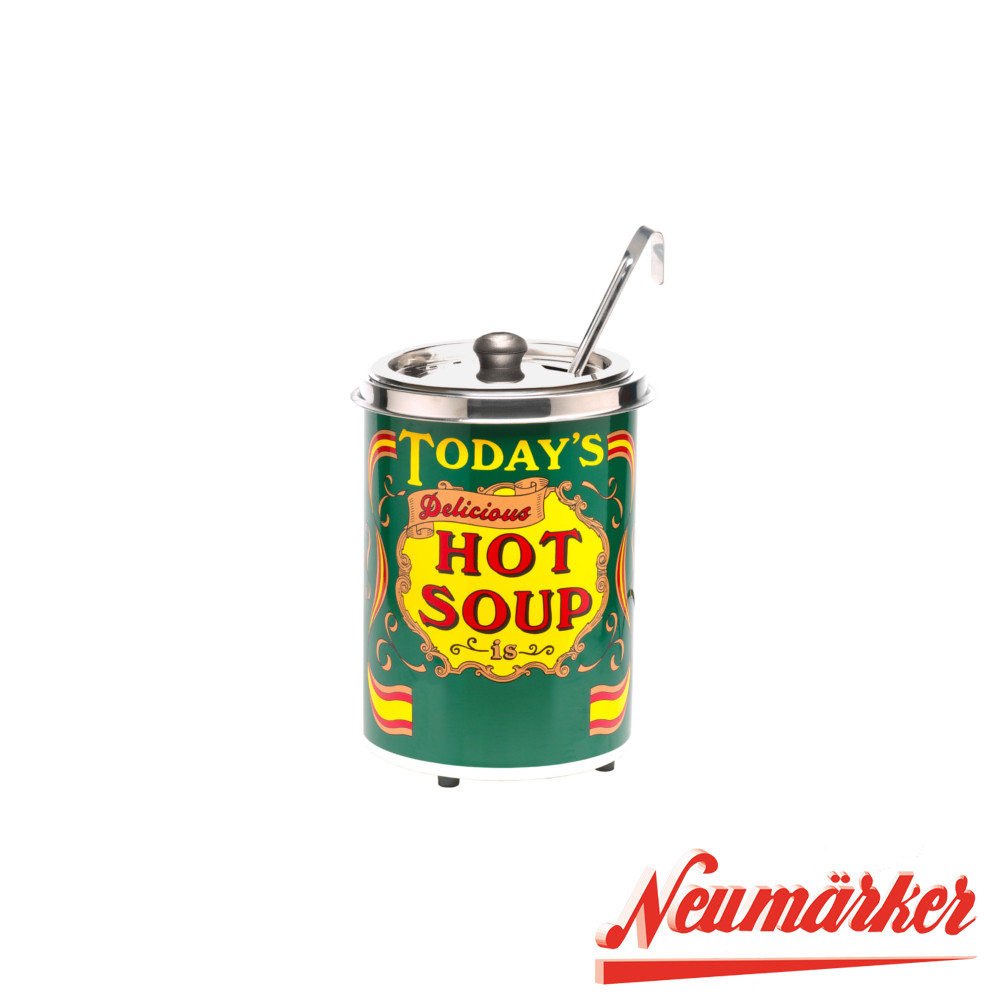 Soppkittel, 5 liter, "Today's hot soup"