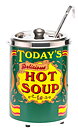Soppkittel, 5 liter, "Today's hot soup"