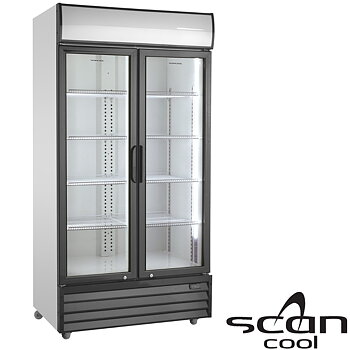 Exponeringskyl SD 1002 HE, hängda dörrar, 764 liter