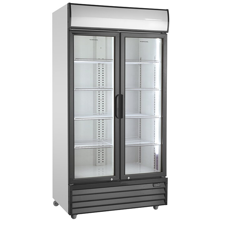 Exponeringskyl SD 1002 HE, hängda dörrar, 764 liter