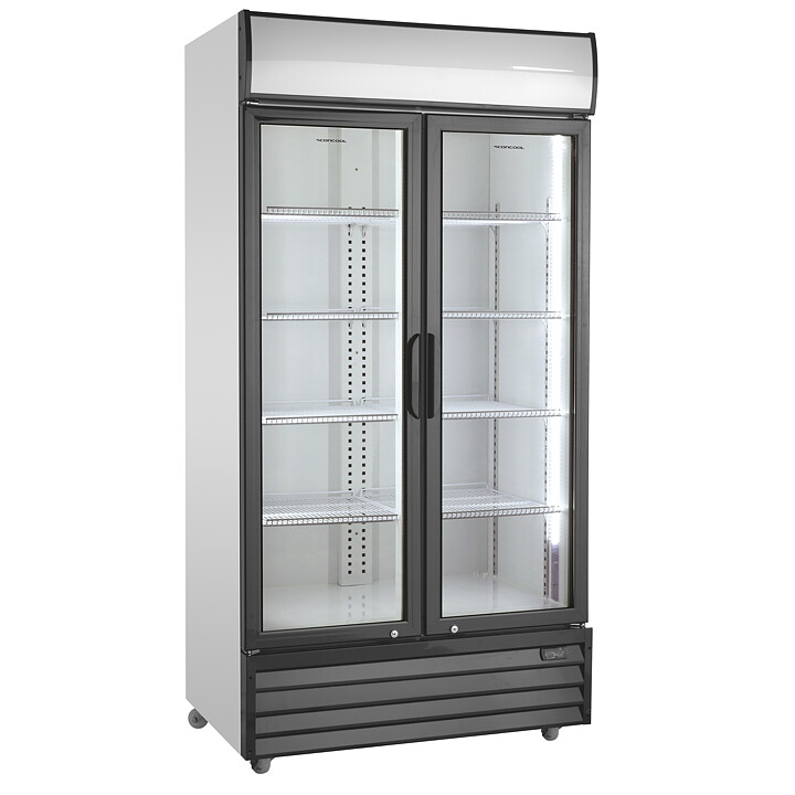 Exponeringskyl SD 1002 HE, hängda dörrar, 764 liter