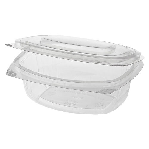 Förpackningsformar med lock, PLA "pure" - 500 ml