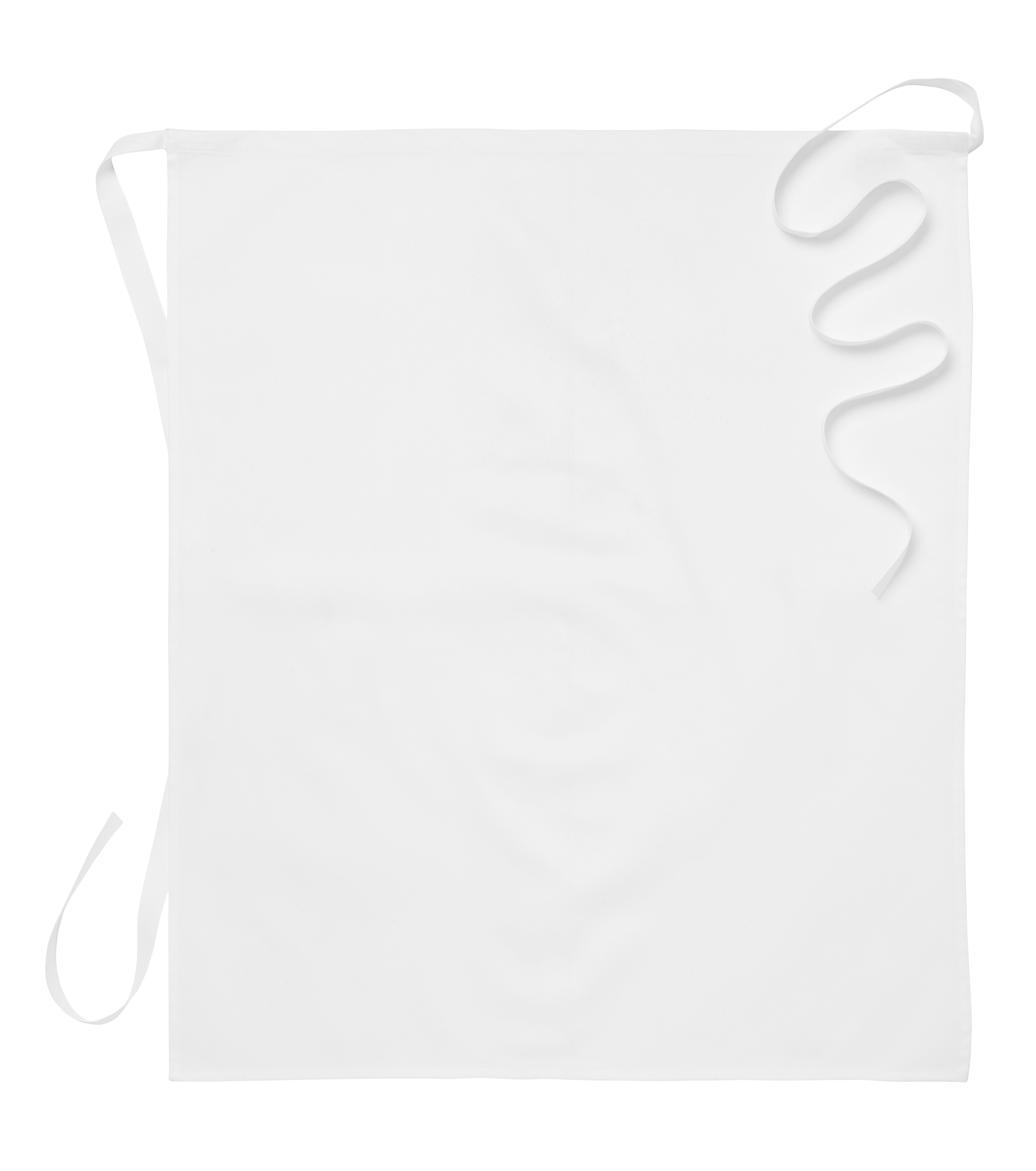 Midjeförkläde ca 75x85 - Vit