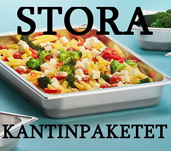 Stora Kantinpaketet - Rostfritt stål
