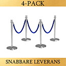 PAKET- Rostfritt / Sammetsrep (4-PACK)