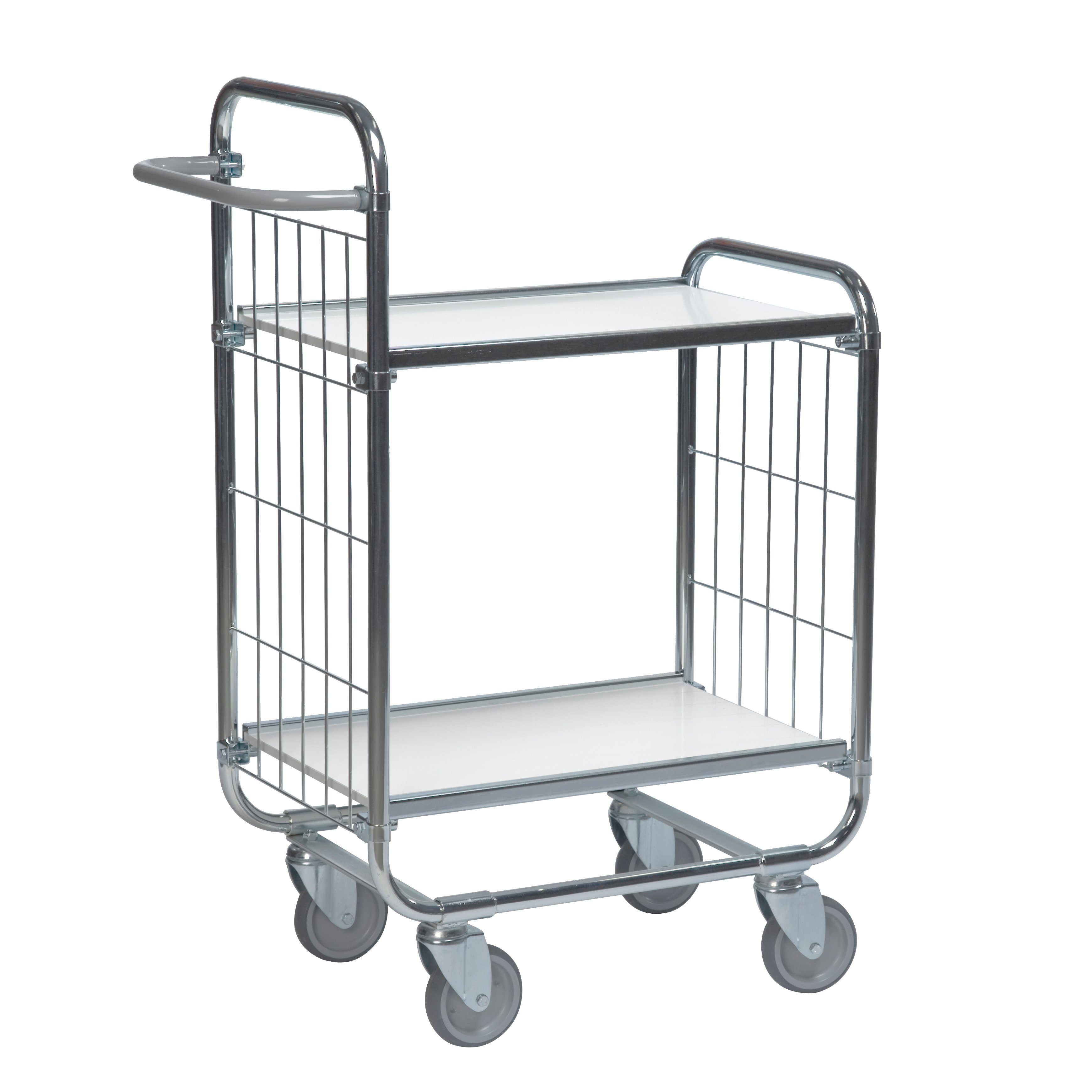 Flexibel hyllvagn - 2 plan - 2