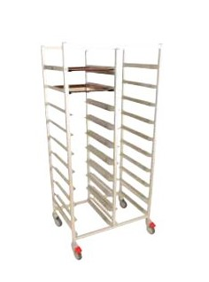 Brickvagn Aluminium Dubbel - 43x33