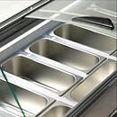 Skopglassfrys SIC12WB, 12 × 5 liter, 12 st. RF Napoli-kantiner ingår