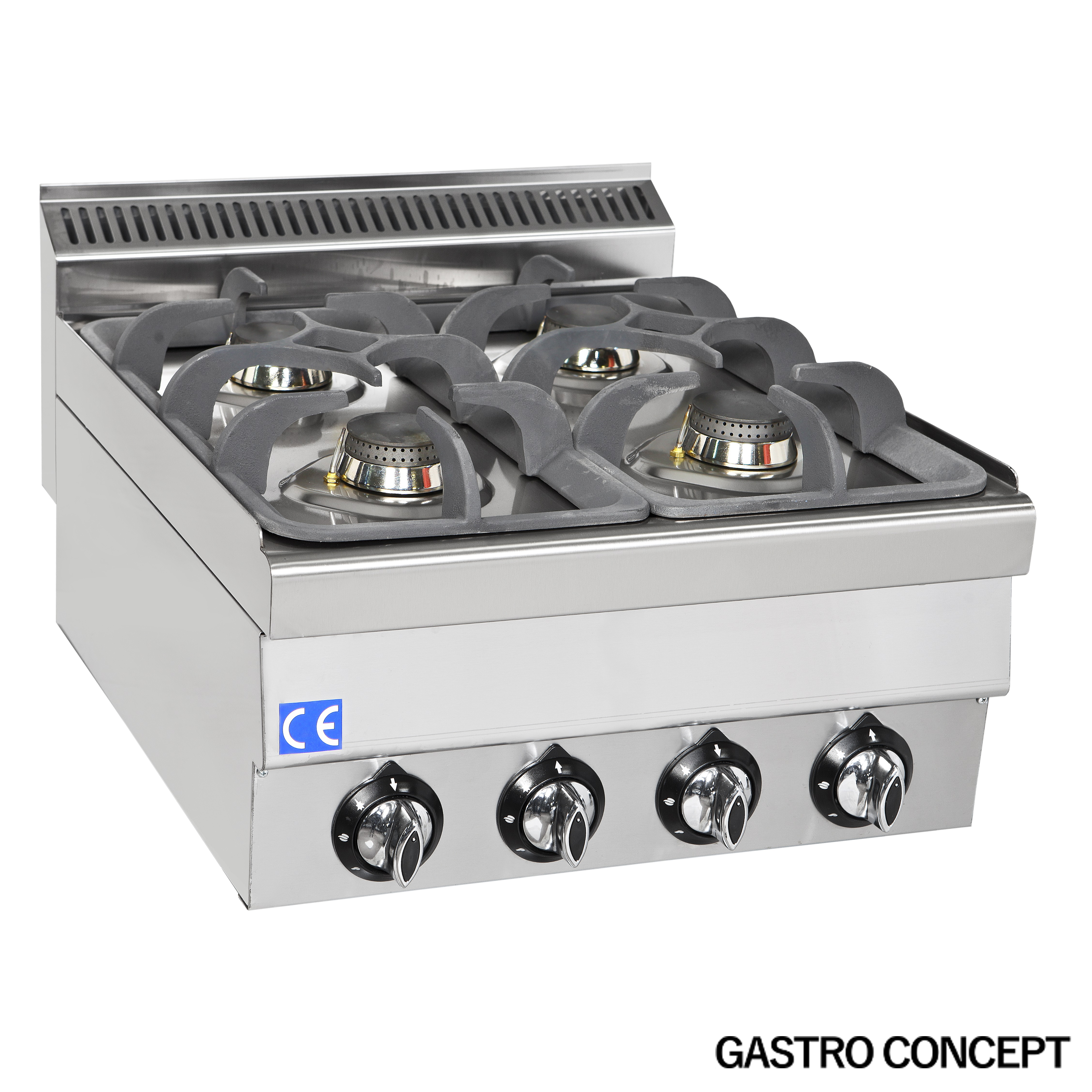 Gasspis, 4 brännare