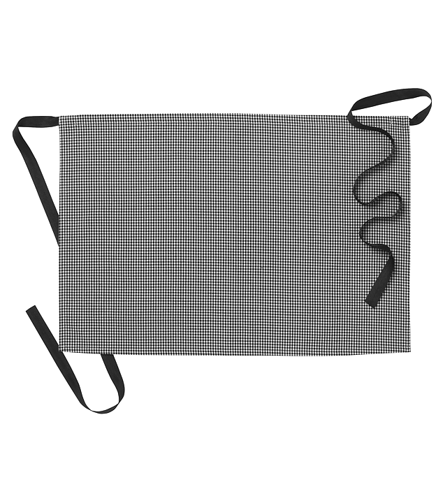 Midjeförkl ca 50x75 - Pepita/Svart