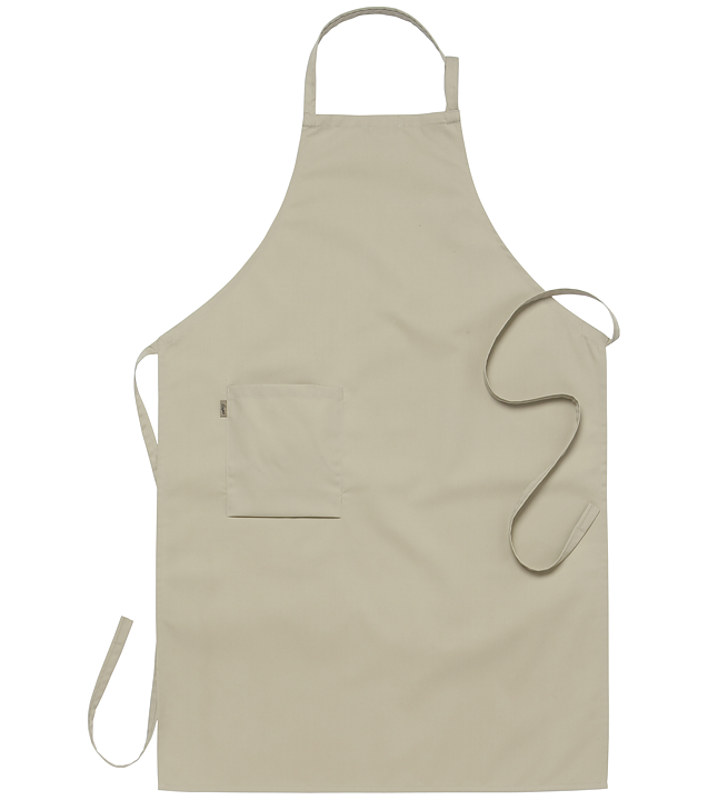Bröstförkläde ca 75x110 - Sand