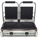 Klämgrill,  dubbel, räfflad