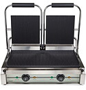 Klämgrill,  dubbel, räfflad