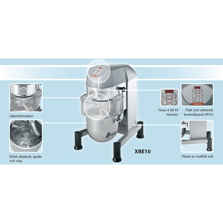 Blandningsmaskin XBE10 -10 liter