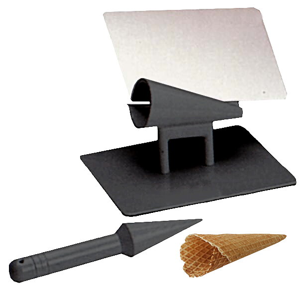 Glassvåffla, strutform