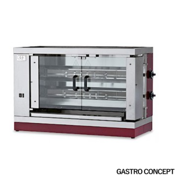 Kycklinggrill GAS - 2 spett, 10–12 kycklingar