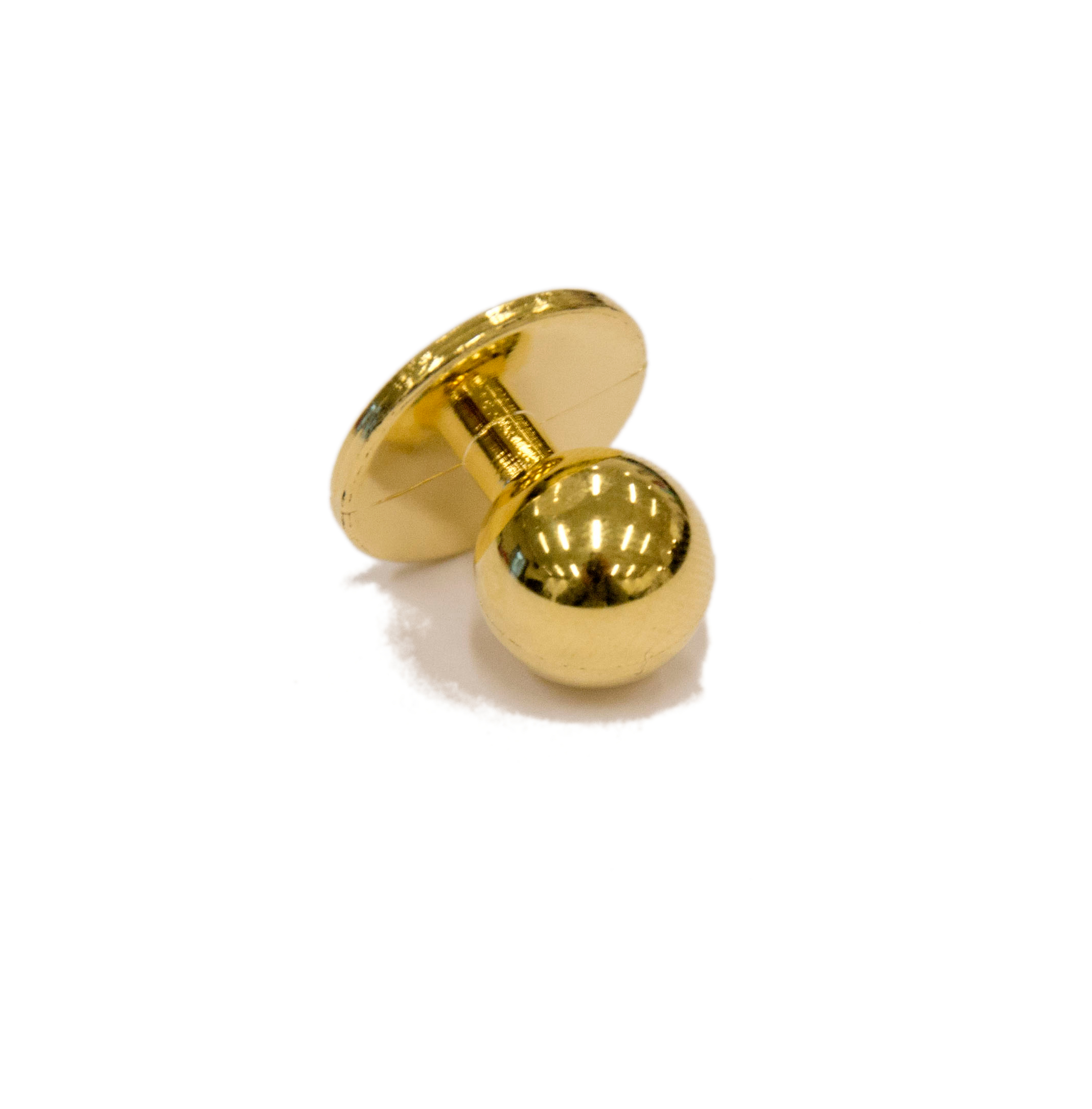 Kockknapp 10-pack - Guld - 2