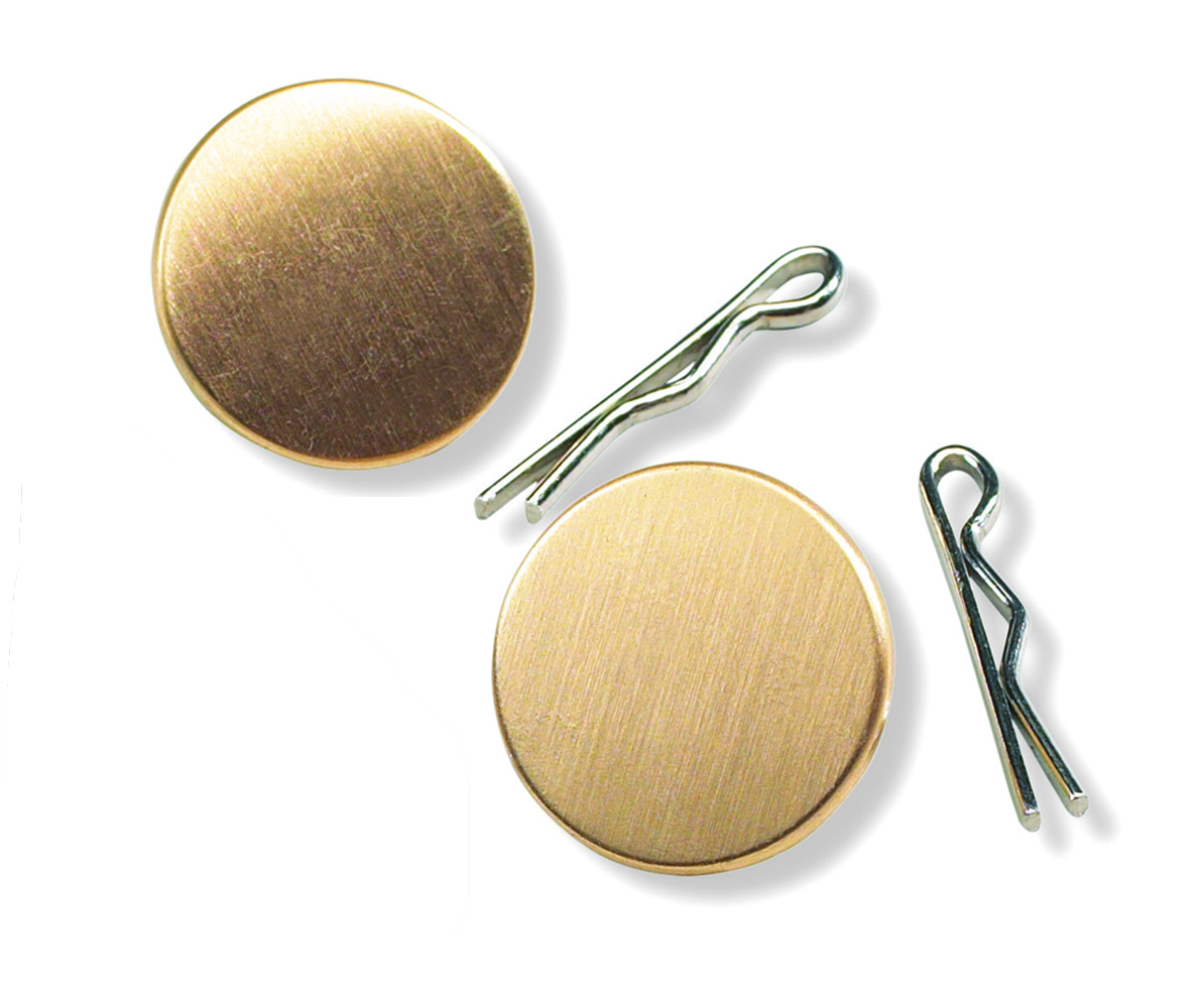 Knapp serv 5-pack - Mässing - 2