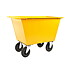 Avfallsvagn - 300 liter, valbara hjul, lyftöglor