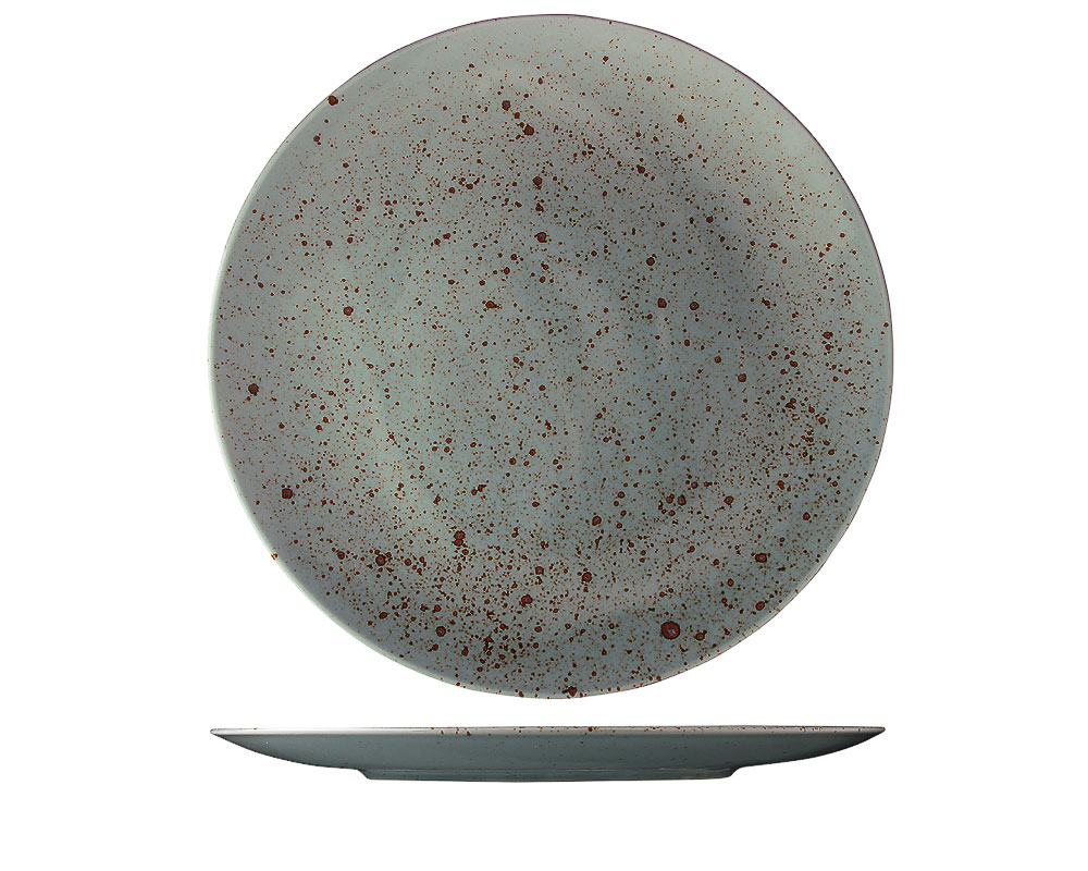 Flat Tallrik Mörkgrön ø 30cm