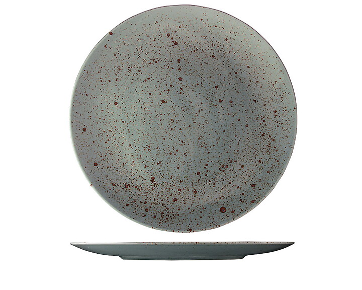 Flat Tallrik Mörkgrön ø 30cm