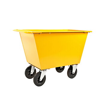 Avfallsvagn - 200 liter, valbara hjul, lyftöglor