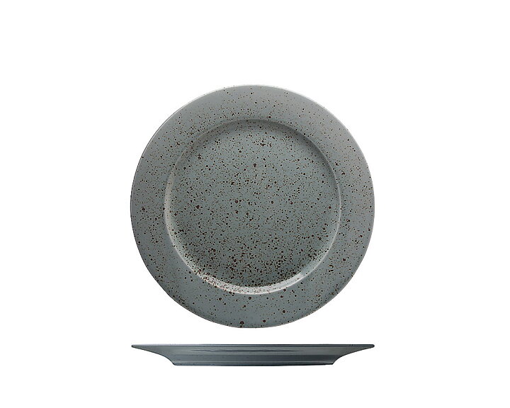 Flat Tallrik Mörkgrön ø 20cm