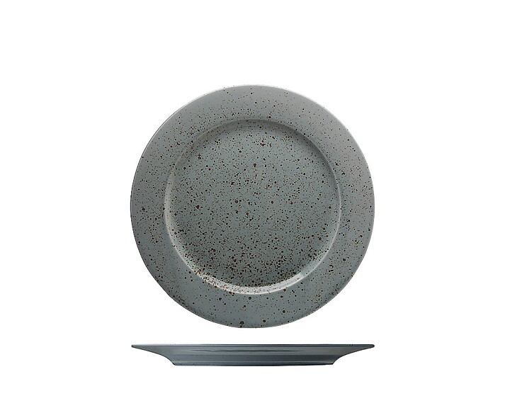 Flat Tallrik Mörkgrön ø 20cm
