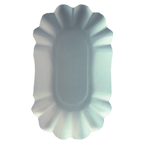 Pappersskål "pure" Vit - 16x9x3 cm