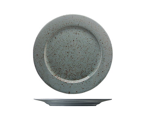 Flat Tallrik Mörkgrön ø 26cm