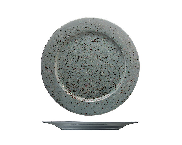 Flat Tallrik Mörkgrön ø 26cm