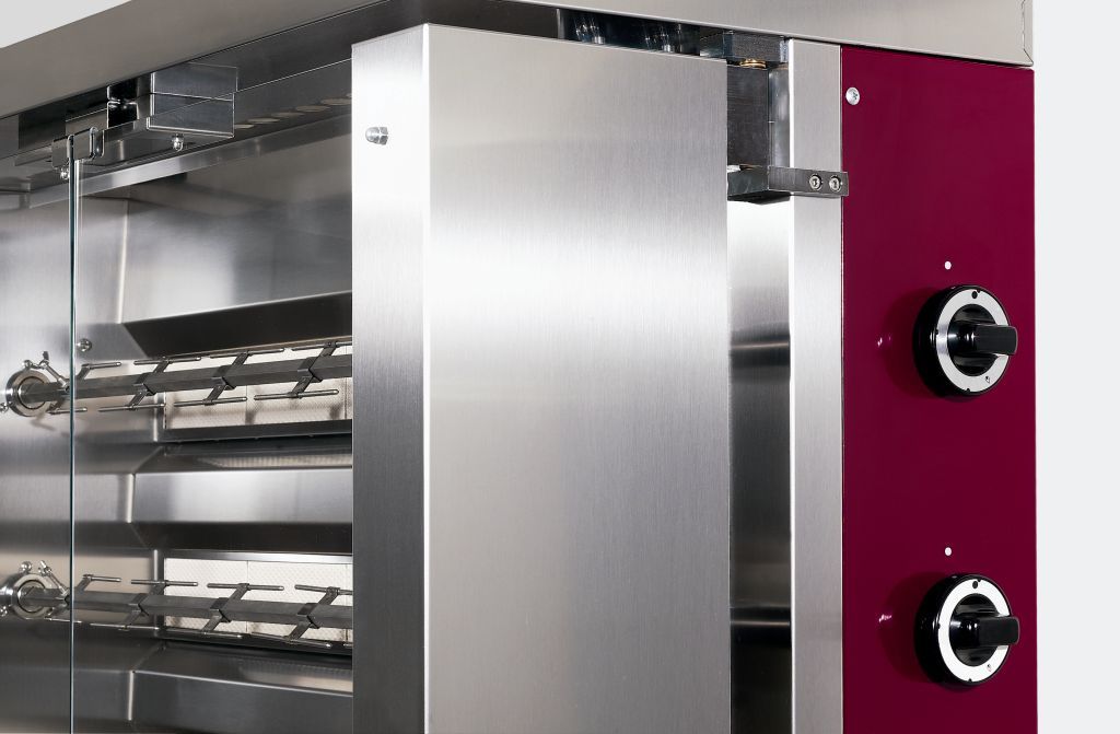 Kycklinggrill GAS - 8 spett, 40-48 kycklingar - 3