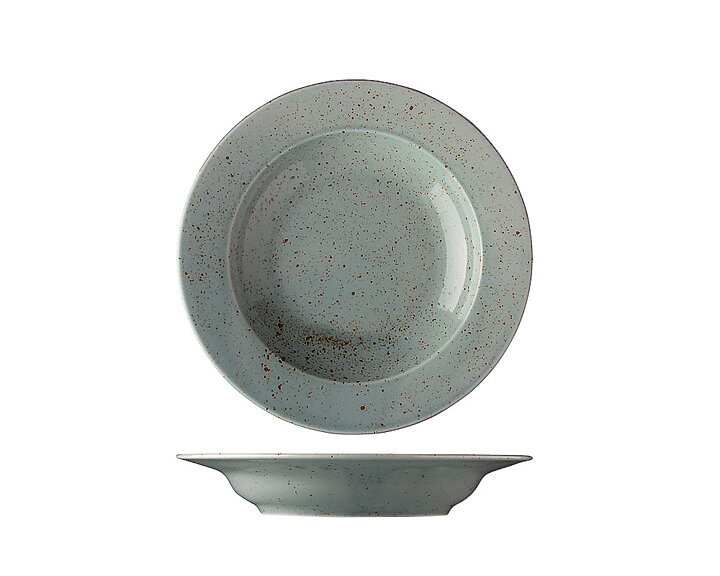 Djup Tallrik Mörkgrön ø 22cm