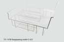Skopglassfrys IC301SCE+SO 7x5 liter, vinklade skjutlock