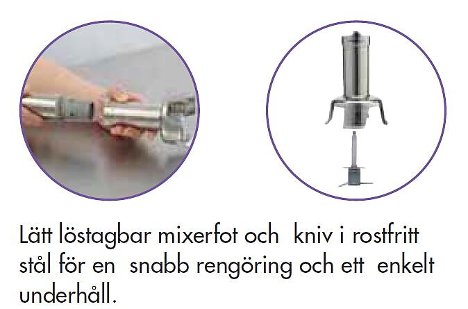 Stavmixer MP Combi 350 ULTRA med visptillsats