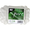 Pappersskål "pure" Vit - 10,5x20x3,5 cm