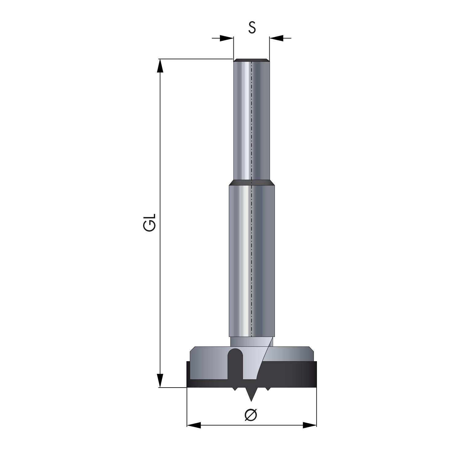 Wave Cutter Forstner kvistborrset - 2