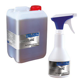 Set-erbjudande FELDER® Metallglans Sprayflaska 0,5 Liter och FELDER® Metallglans Refill-förpackning 3 Liter 