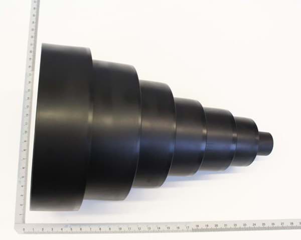 Reducering 7-stegs Ø35-150mm flexibel - 5