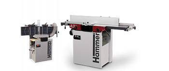Hammer A3-31 rikt/planhyvel med spiralkutter