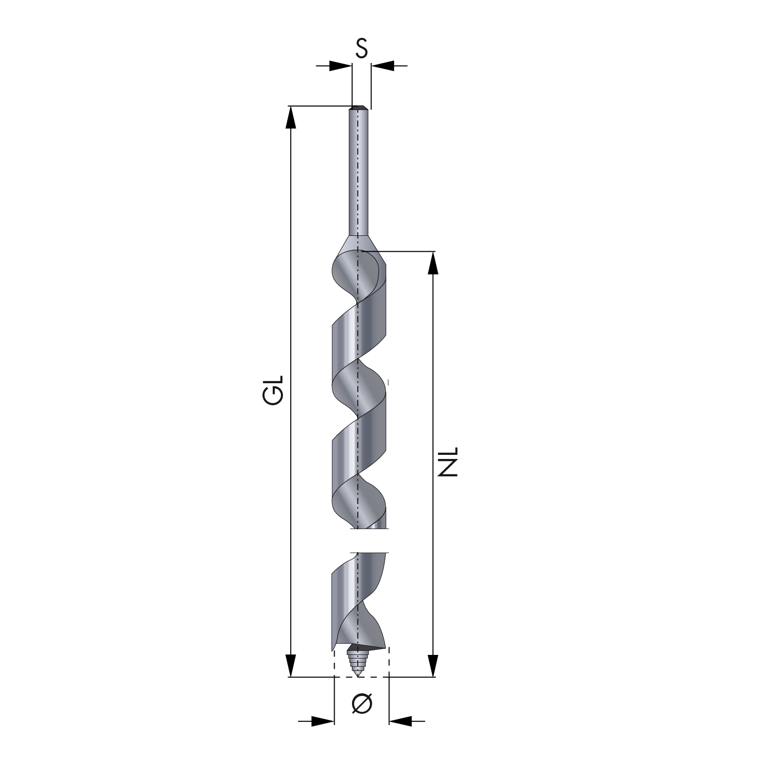 Kombispiralborr. SP - 2