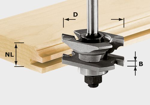 Festool Profil-notfräs HW S8 D46 x D12-NT