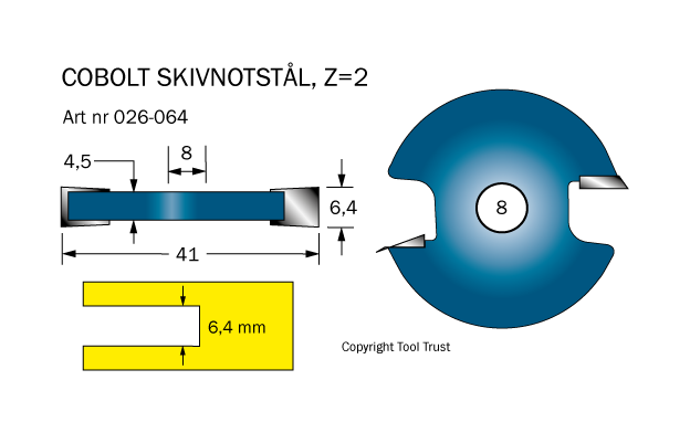 Notskiva L=6.4 D=41 Z=2