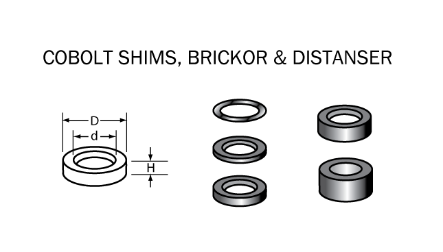 Distansring 16 x 8 x 3,4 mm