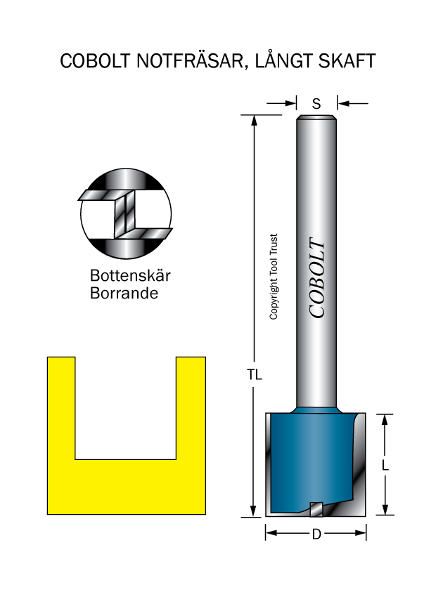Notfräs D=20 L=20 TL=80 S=8