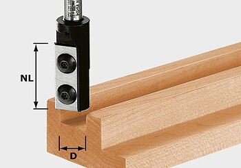 Festool Notfräs med vändskär HW D16/30 S8