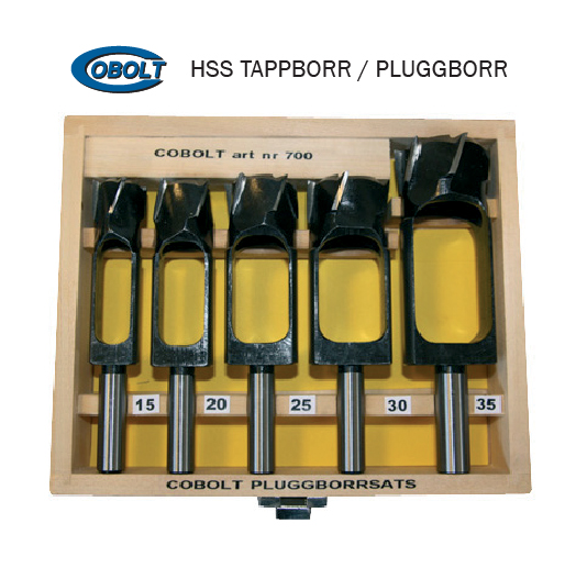 Tappborrsats 15,20,25,30,35