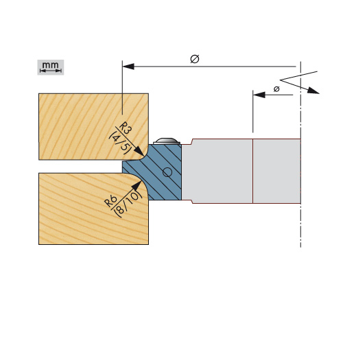 Set: WP-HW multi-radie kutter - 2