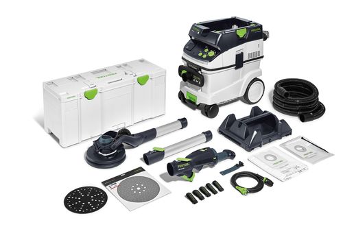 Festool Vägg- & takslip och dammsugare i set PLANEX LHS 2 225/CTM 36-Set - 2