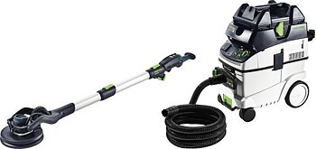 Festool Vägg- & takslip och dammsugare i set PLANEX LHS 2 225/CTM 36-Set